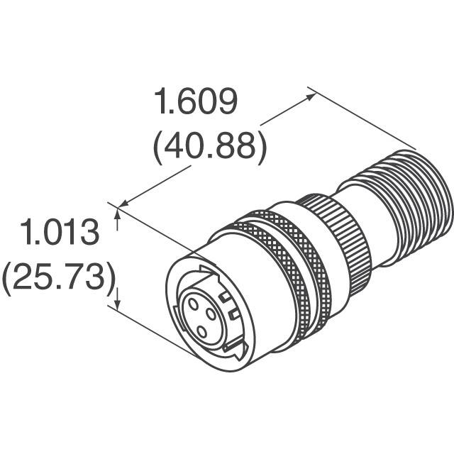 PT06A-12-3S Amphenol Industrial Operations  Circular Connector Assemblies